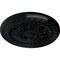 Ekena Millwork Randee Ceiling Medallion (Fits Canopies up to 3 7/8"), Hand-Painted Black Pearl, 20"OD x 1 3/8"P CM20HABPS - alternate 2